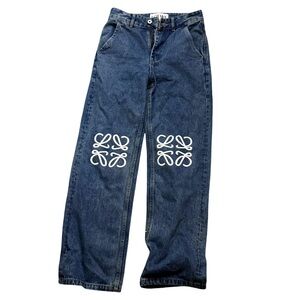 ANAGRAM CROPPED LOEWE JEANS